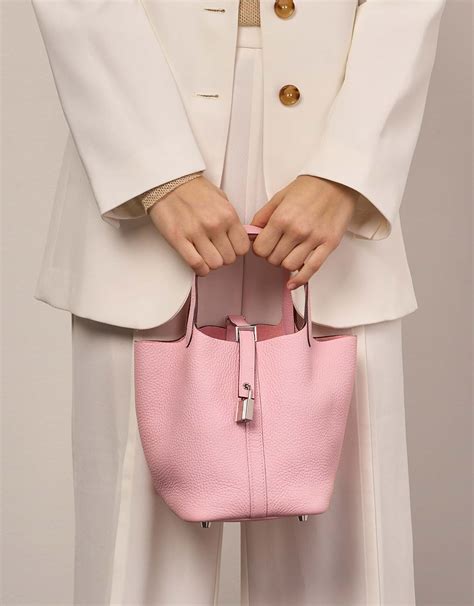 hermes picotin 18 rose sakura|pink hermes handbags.